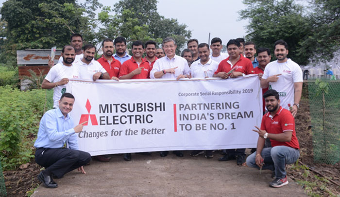 Mitsubishi Electric India CSR initiatives 