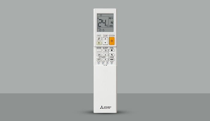 mitsubishi ac remote modes